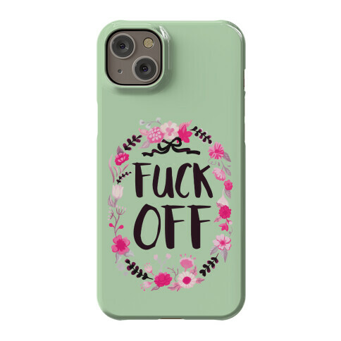 Floral F*** Off Phone Case