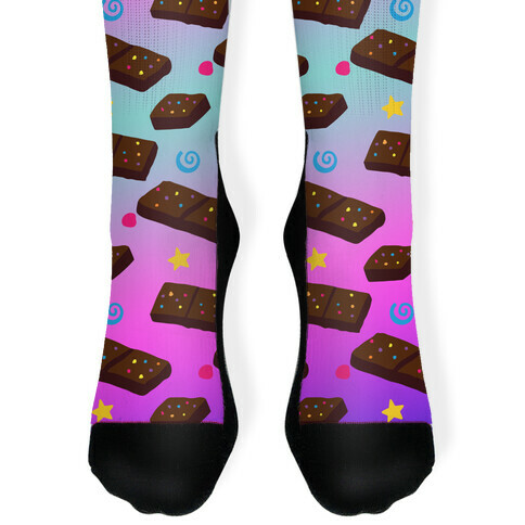 Stellar Brownie Pattern Sock