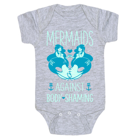 Mermaids Against Body Shaming Baby One-Piece