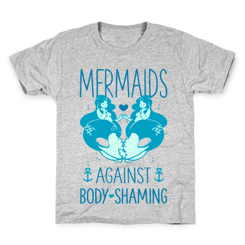 Mermaids Against Body Shaming Kids T-Shirt