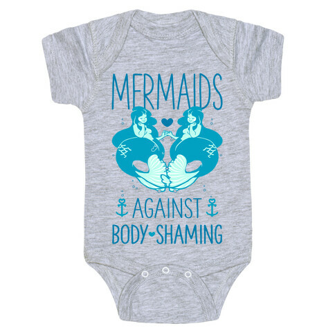 Mermaids Against Body Shaming Baby One-Piece