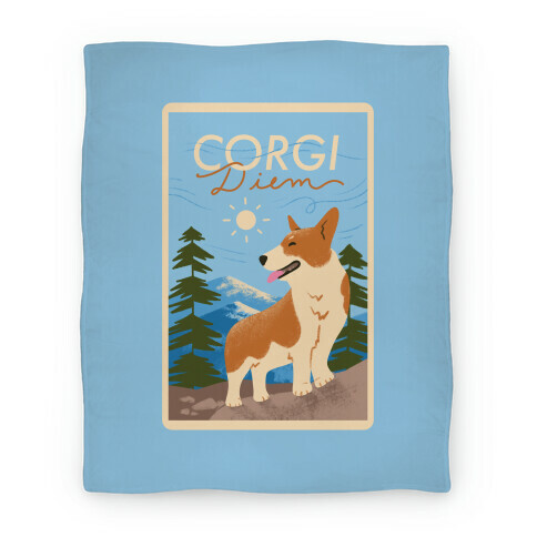 Corgi Diem Blanket