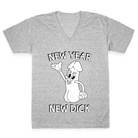New Year, New Dick V-Neck Tee Shirt
