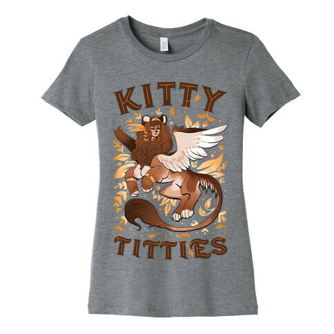 Kitty Titties Womens T-Shirt