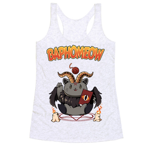 Baphomeow Racerback Tank Top