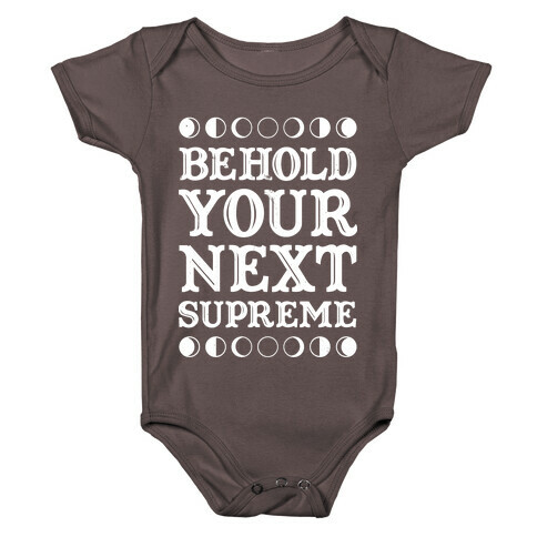 Behold Your Next Supreme Baby One-Piece