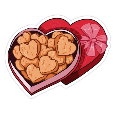Valentine Nuggies Die Cut Sticker