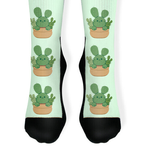Bunny Ear Cactus Sock
