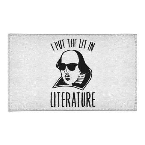 I Put The Lit In Literature Welcome Mat