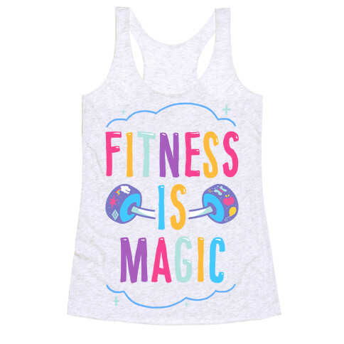 Fitness Is Magic Racerback Tank Top