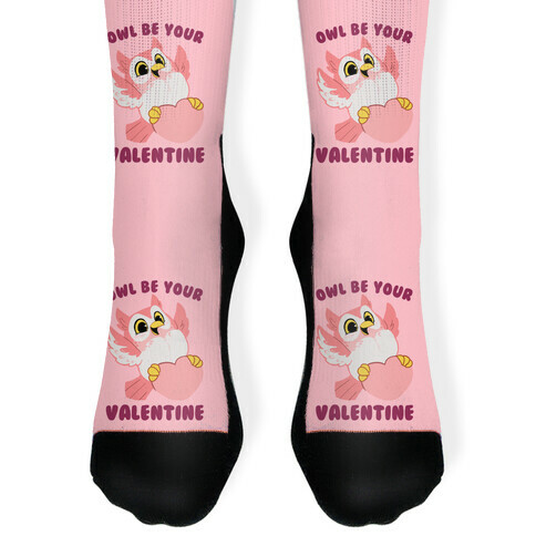 Owl Be Your Valentine! Sock