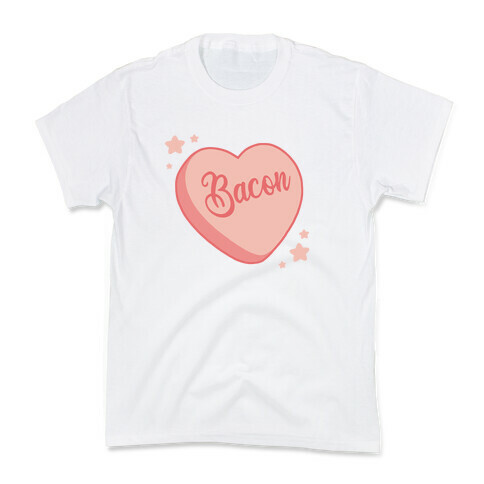 Bacon Candy Heart Kids T-Shirt