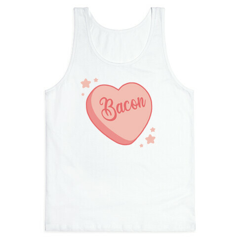 Bacon Candy Heart Tank Top