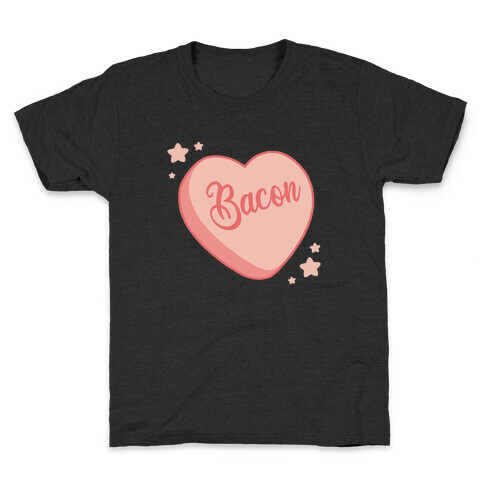 Bacon Candy Heart Kids T-Shirt