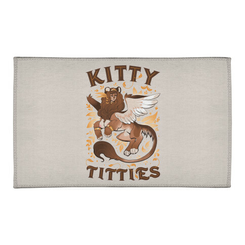 Kitty Titties Welcome Mat