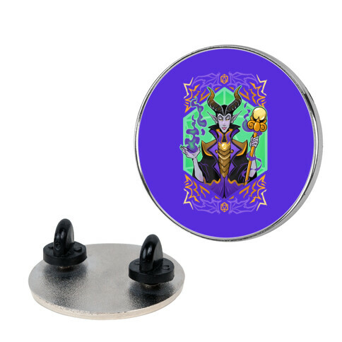 DND princesses: Tiefling Maleficent Pin