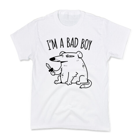 I'm A Bad Boy Kids T-Shirt