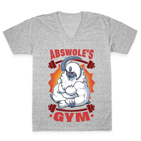 Abswole's Gym V-Neck Tee Shirt