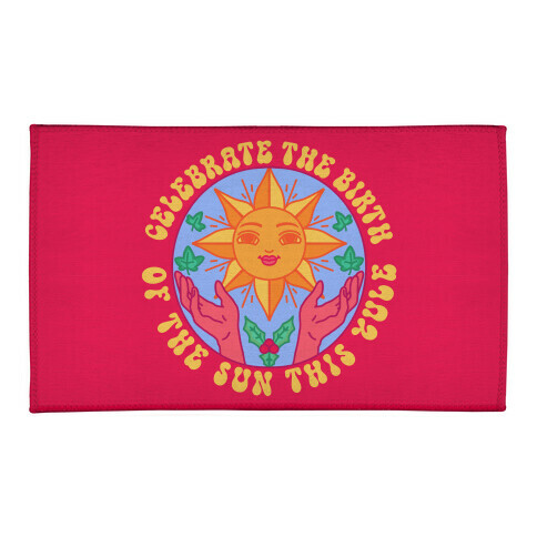 Yule Birth of the Sun Welcome Mat