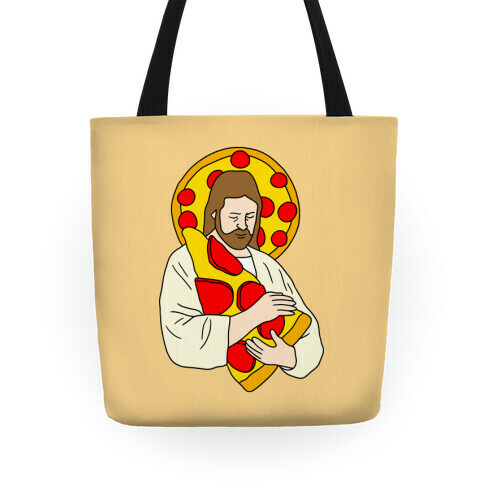 Pizza Jesus Tote