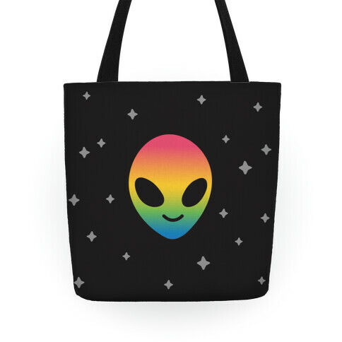 Rainbow Alien Tote