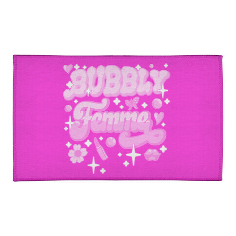 Bubbly Femme Welcome Mat