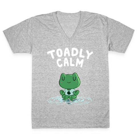 Toadly Calm V-Neck Tee Shirt