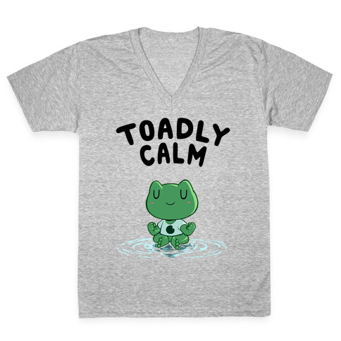 Toadly Calm V-Neck Tee Shirt