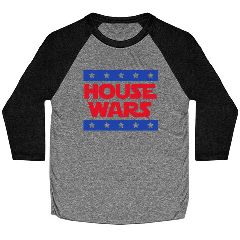 House Wars Baseball Tee