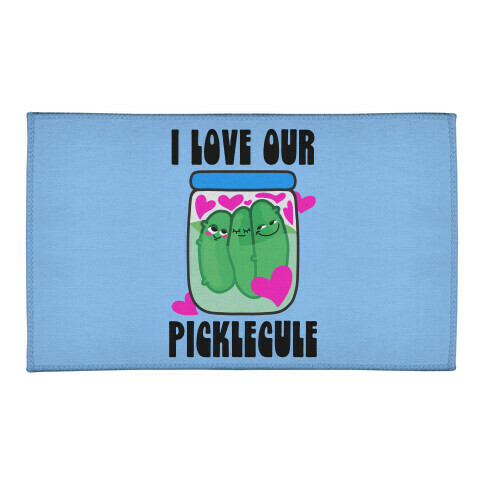 I Love Our Picklecule Welcome Mat