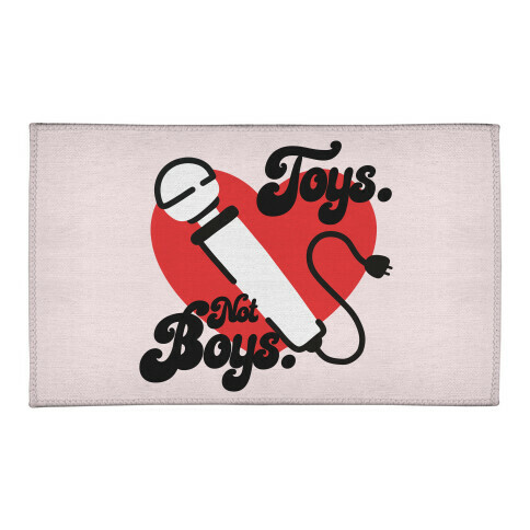 Toys. Not Boys. Welcome Mat