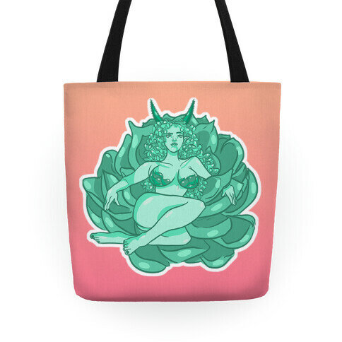 Succulent Succubus Sunset Tote