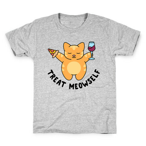 Treat Meowself Kids T-Shirt