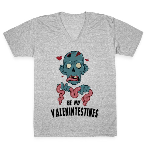 Be My Valenintestines V-Neck Tee Shirt