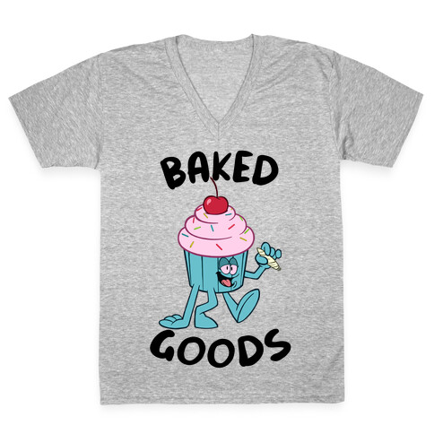 Baked Goods V-Neck Tee Shirt