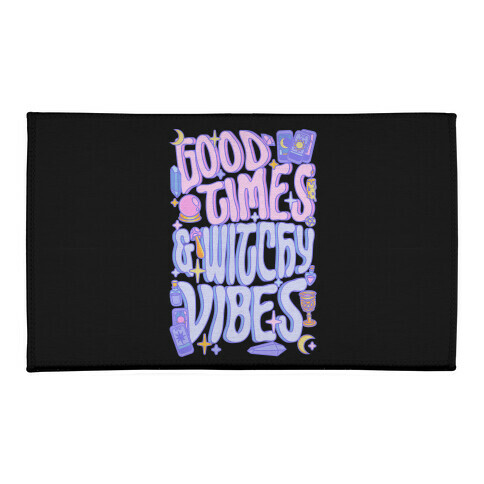 Good Times And Witchy Vibes Welcome Mat