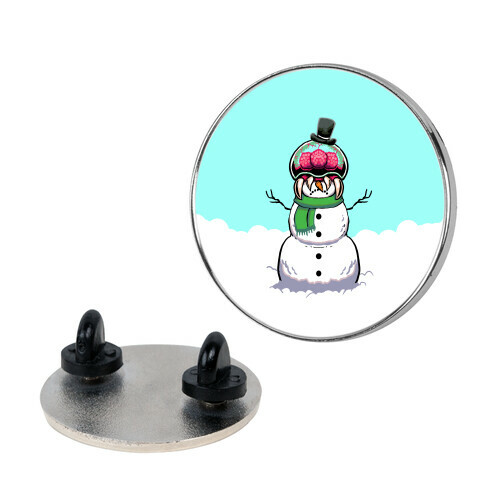 Metroid Snowman Pin