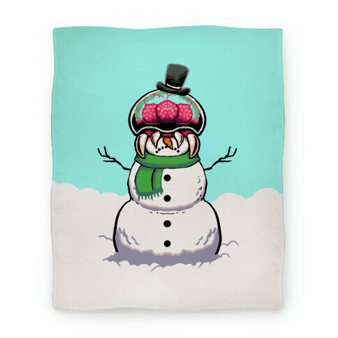 Metroid Snowman Blanket