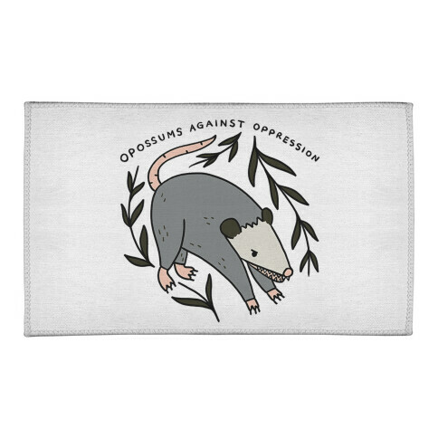 Opossums Against Oppression Welcome Mat