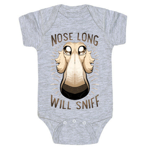 Nose Long, Will Sniff Baby One-Piece