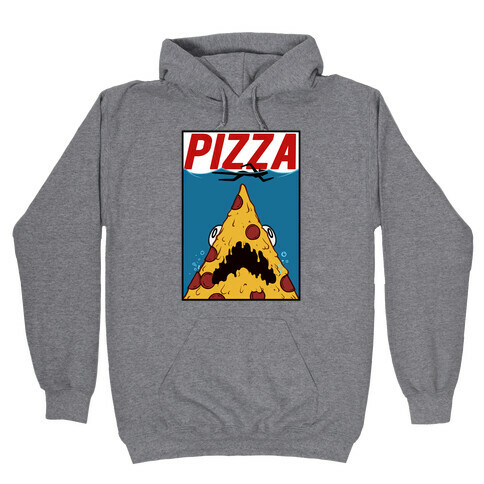 Pizza Jaws  Hooded Sweatshirt