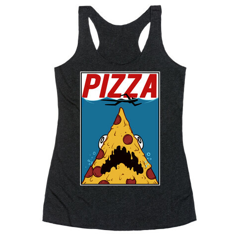 Pizza Jaws  Racerback Tank Top