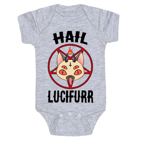Hail Lucifurr  Baby One-Piece