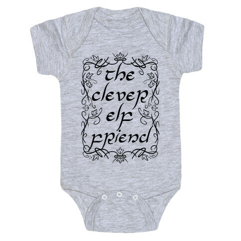 The Clever Elf Friend Baby One-Piece