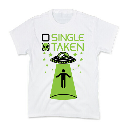 Single, Taken (UFO) Kids T-Shirt