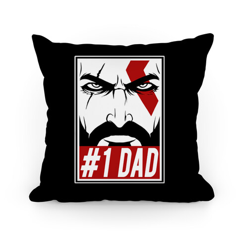 #1 Dad: Kratos Pillow