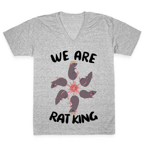 We Are Rat King V-Neck Tee Shirt