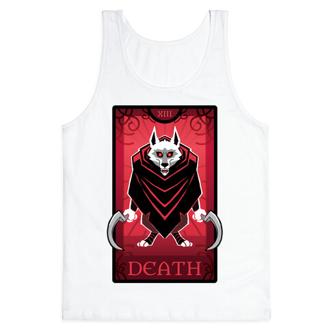 Death Wolf Tarot Tank Top