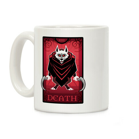 Death Wolf Tarot Coffee Mug