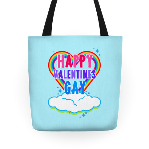 Happy Valentines Gay Tote